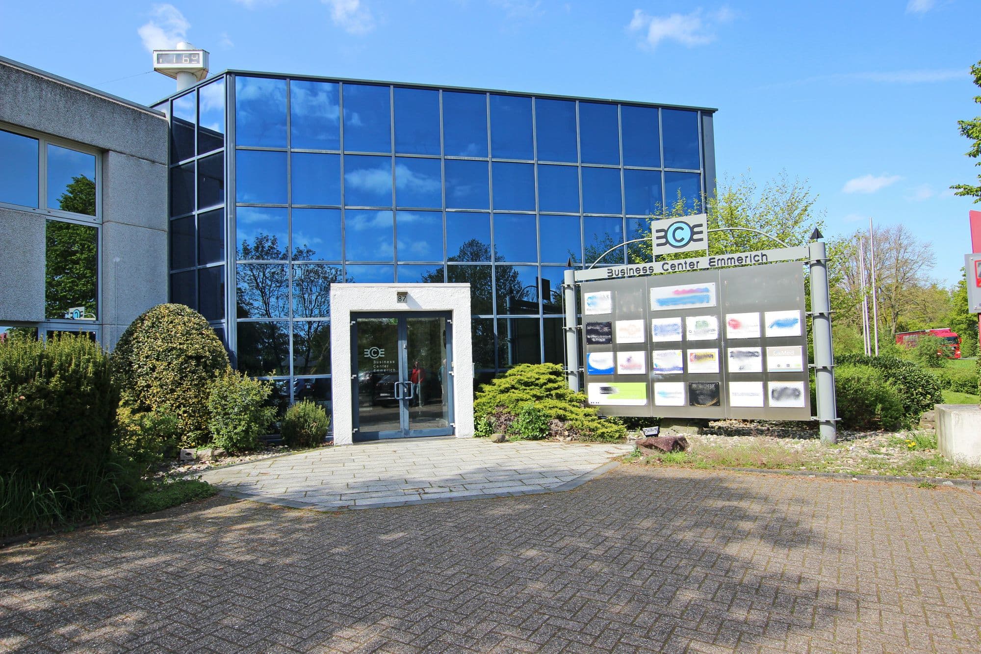 Business Center Emmerich am Rhein – Haupteingang